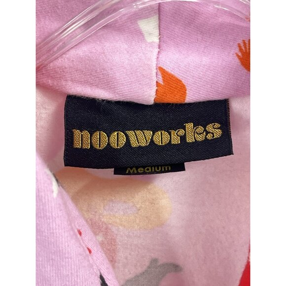 Nooworks Magic Suit Jumpsuit Stargirl Print Pink Sleeveless Sz M - Picture 5 of 7